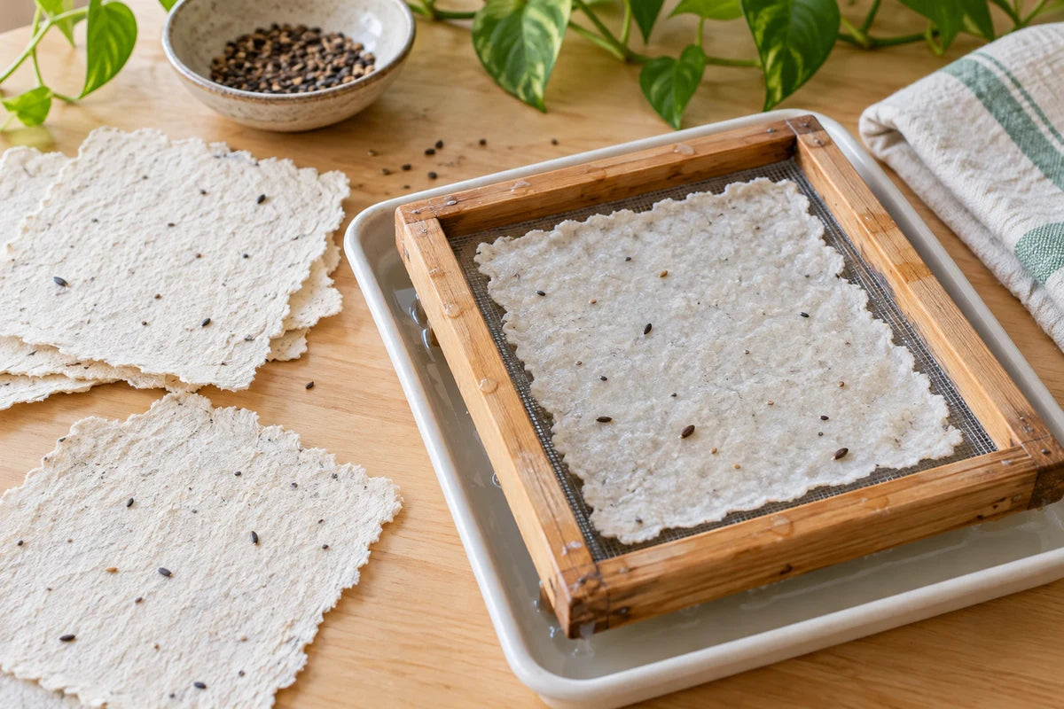 Make Seed Paper finished craft