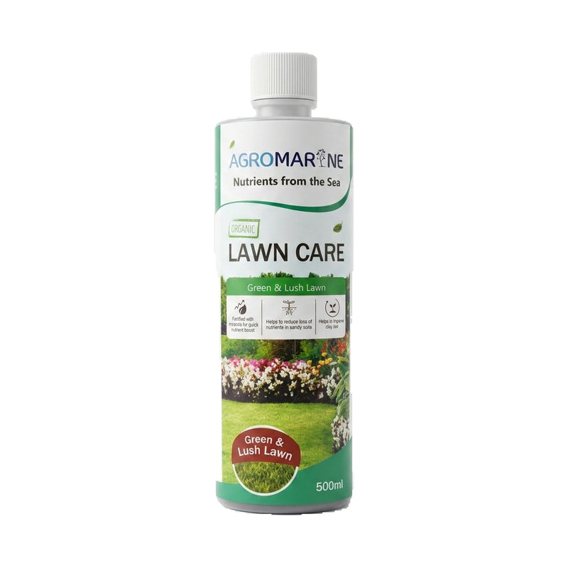Serbajadi Agromarine Organic Lawn Care on a white background.