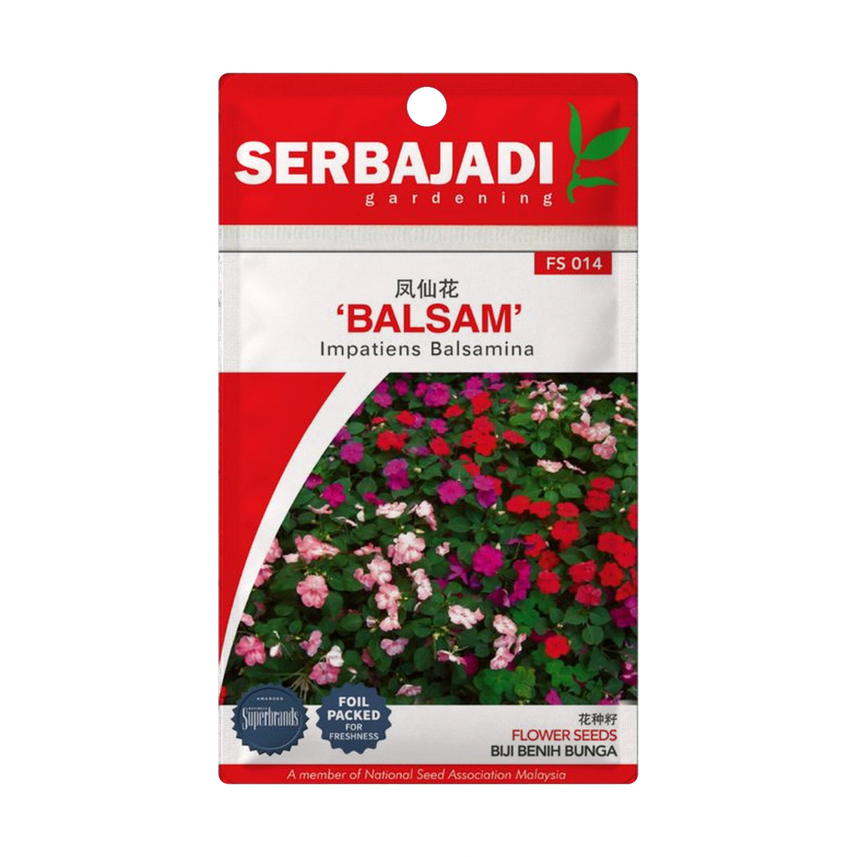 Serbajadi Balsam FS014 - Vibrant Fragrant Blooms for Beautiful Flowering Gardens