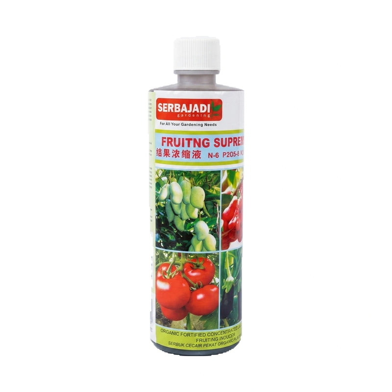 Serbajadi Concentrated Foliar Fruiting Supreme 34 on a white background.