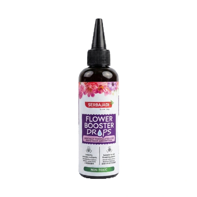 Serbajadi Flower Booster Drops on a white background.