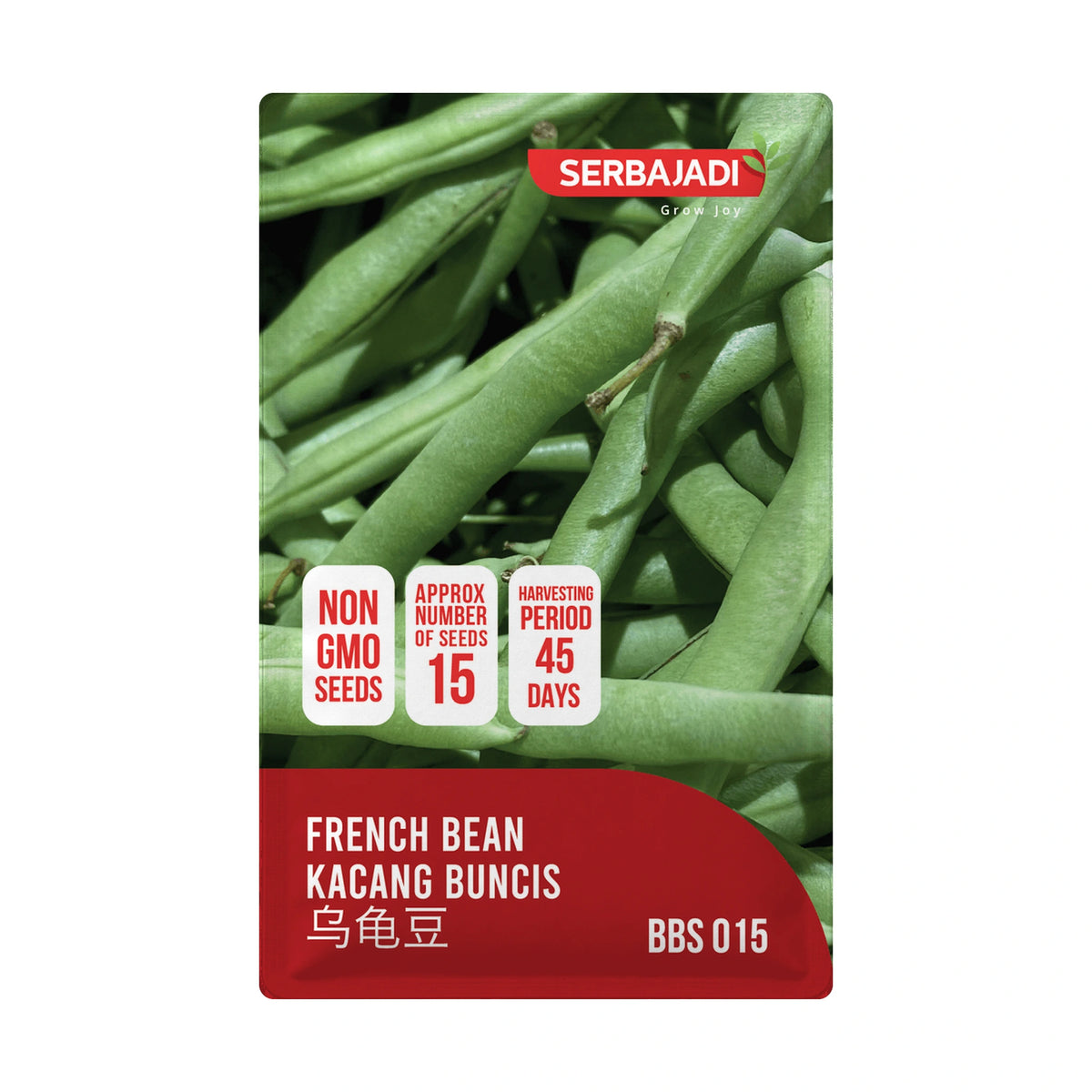 Serbajadi French Bean Kacang Buncis VS015 - Abundant & Nutritious Yield
