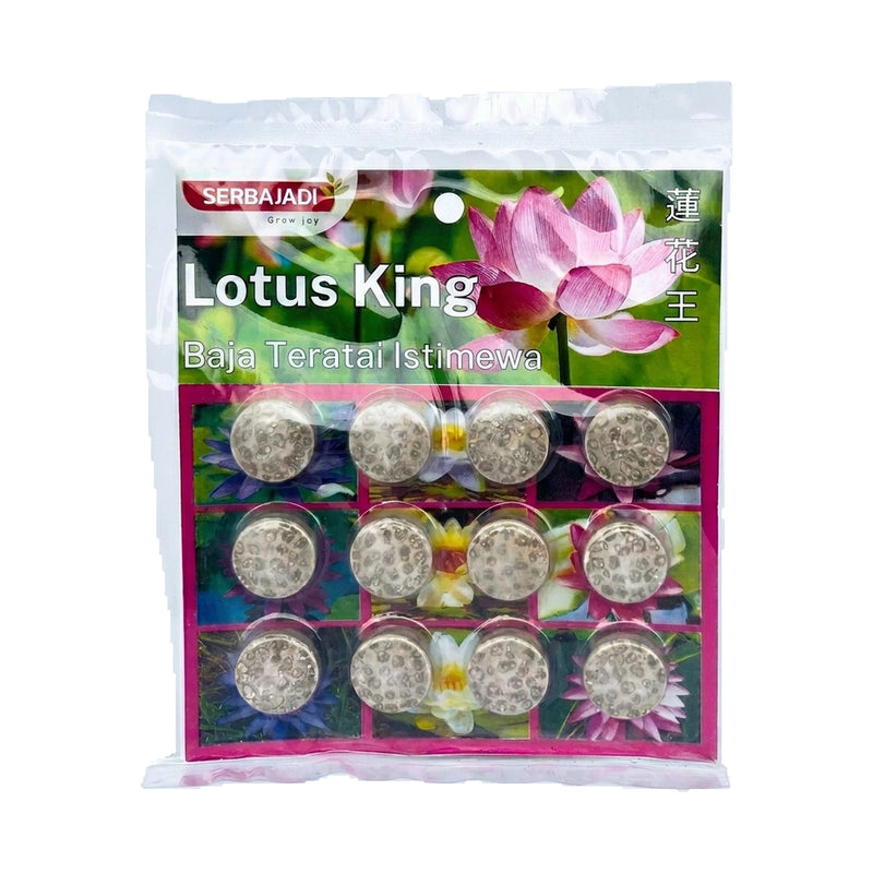 Serbajadi Lotus King (Water Plant Fertiliser) on a white background.