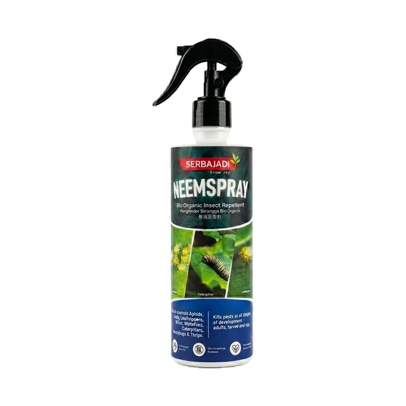 Serbajadi Neem Spray refill on a white background.