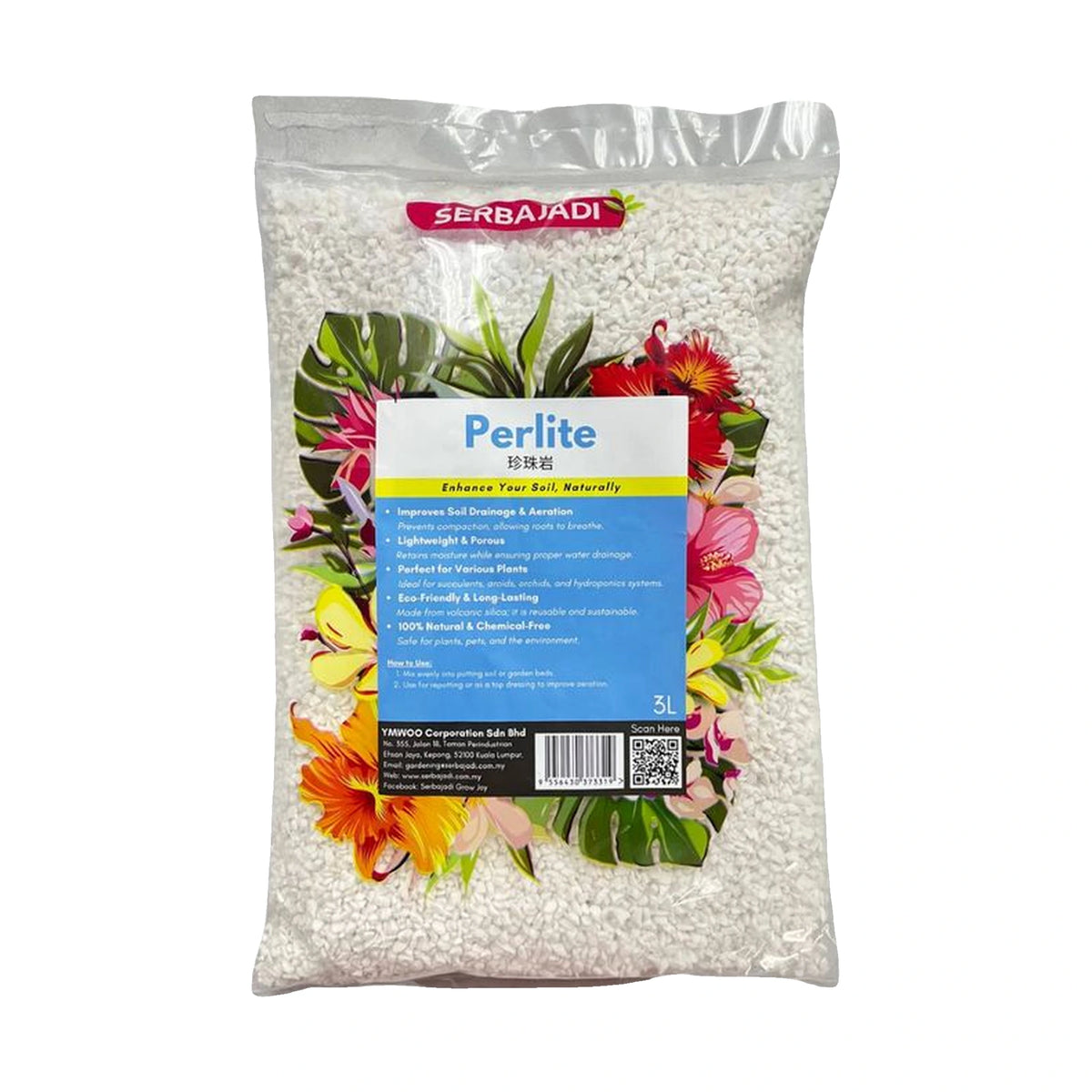Serbajadi Perlite - Improve Drainage & Aeration for Healthy Roots