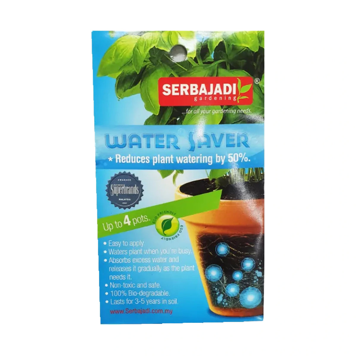 Serbajadi Water Saver - Reduce Watering by 50% & Save Time