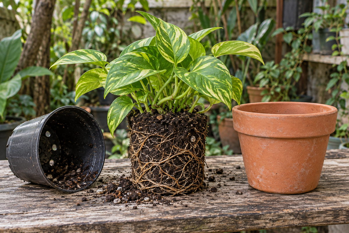 When to Repot a Plant: Check the Roots Before Sizing Up