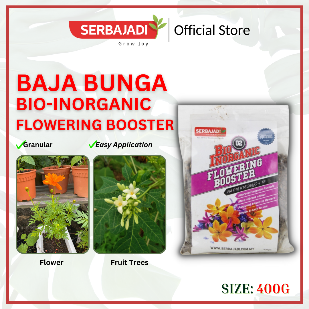 BUY 2 FREE 1 Serbajadi Bio-Inorganic Fertiliser Series/ Baja Sayur Baja Gemuk Tanaman Baja Bunga Baja product image 3