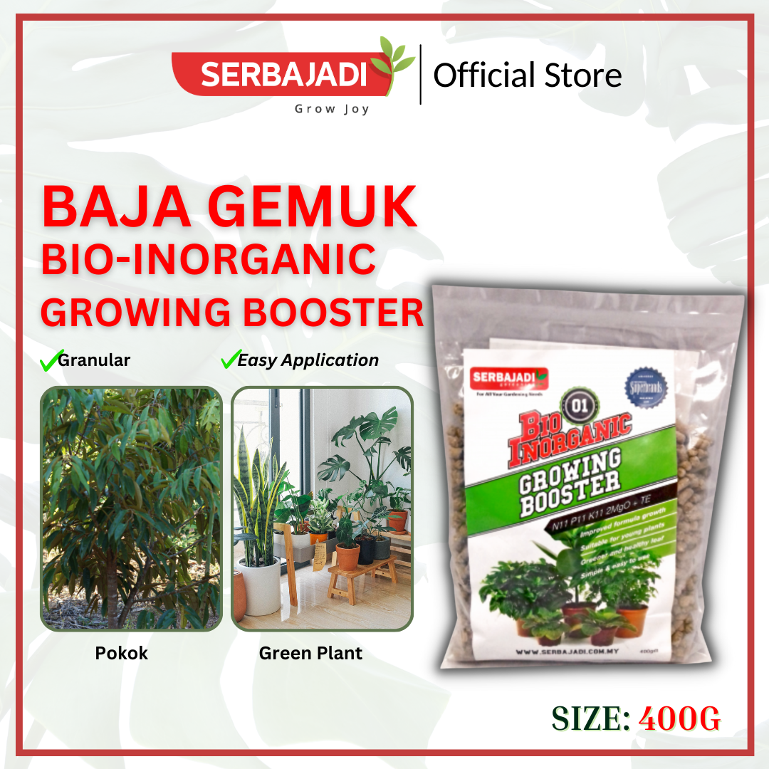 BUY 2 FREE 1 Serbajadi Bio-Inorganic Fertiliser Series/ Baja Sayur Baja Gemuk Tanaman Baja Bunga Baja product image 4