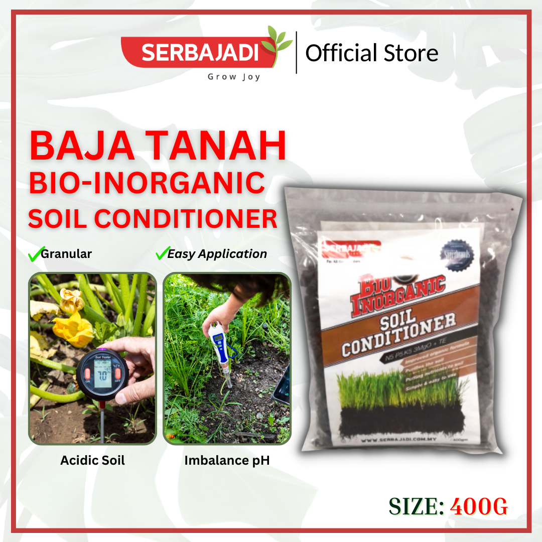 BUY 2 FREE 1 Serbajadi Bio-Inorganic Fertiliser Series/ Baja Sayur Baja Gemuk Tanaman Baja Bunga Baja product image 5