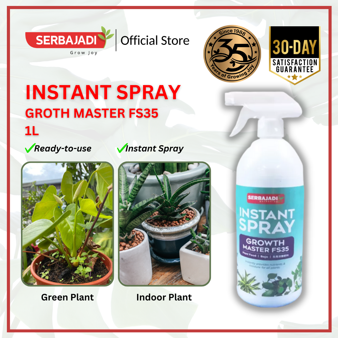 Serbajadi Instant Spray Growth Master FS35 Fertiliser - Rapid Growth & Nutrient Deficiency product image 1