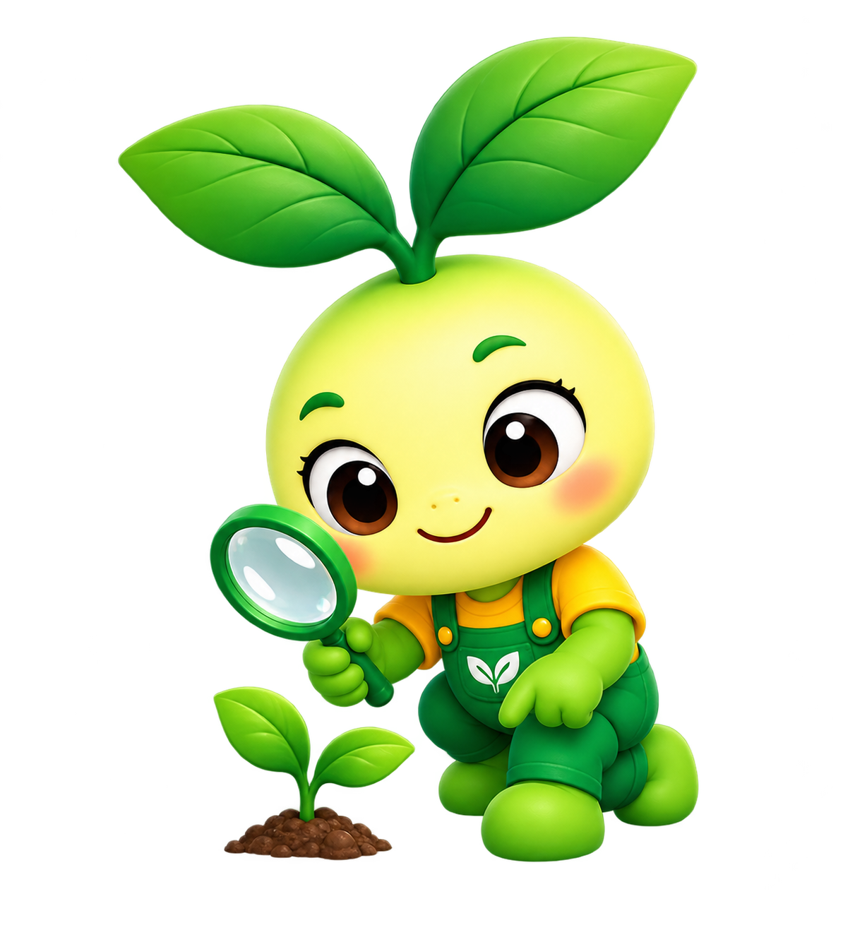 Jadi looking closely at a seedling