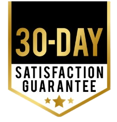 30-day satisfaction guarantee