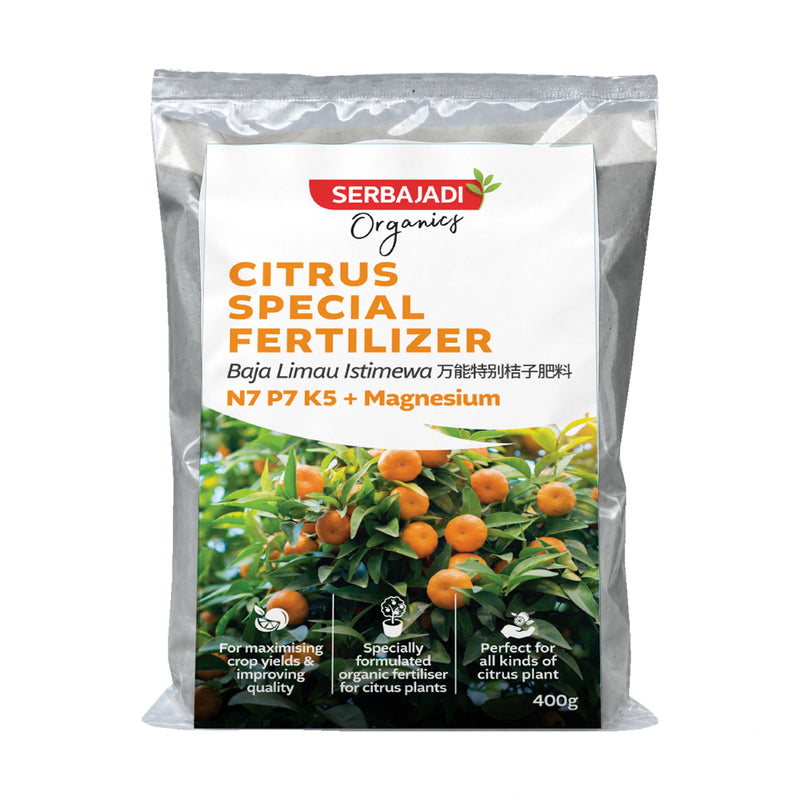 Serbajadi Citrus Fertiliser Special on a white background.