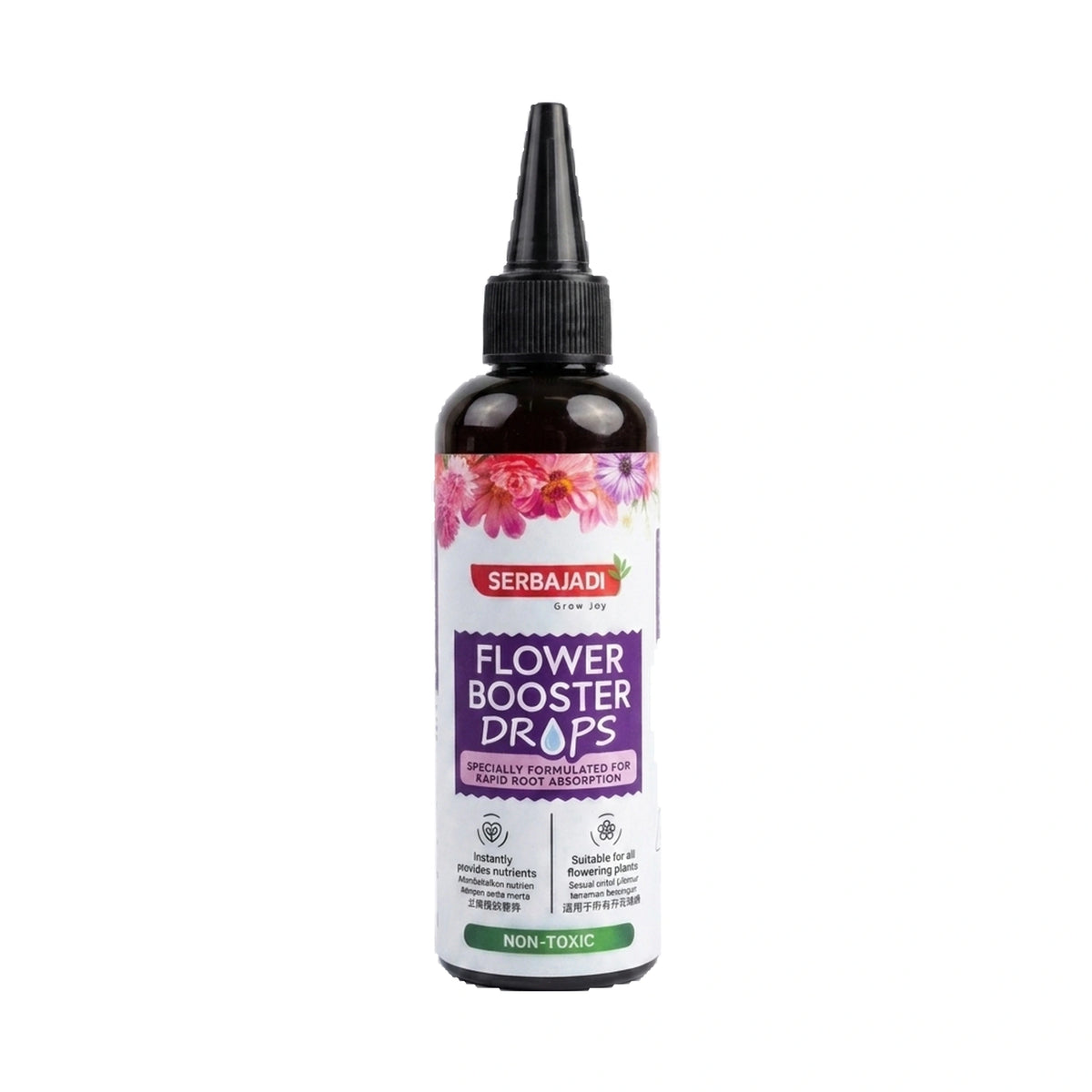 Serbajadi Flower Booster Drops - Promotes Bigger Blooms & More Flowers for Sparse or Small Blooms