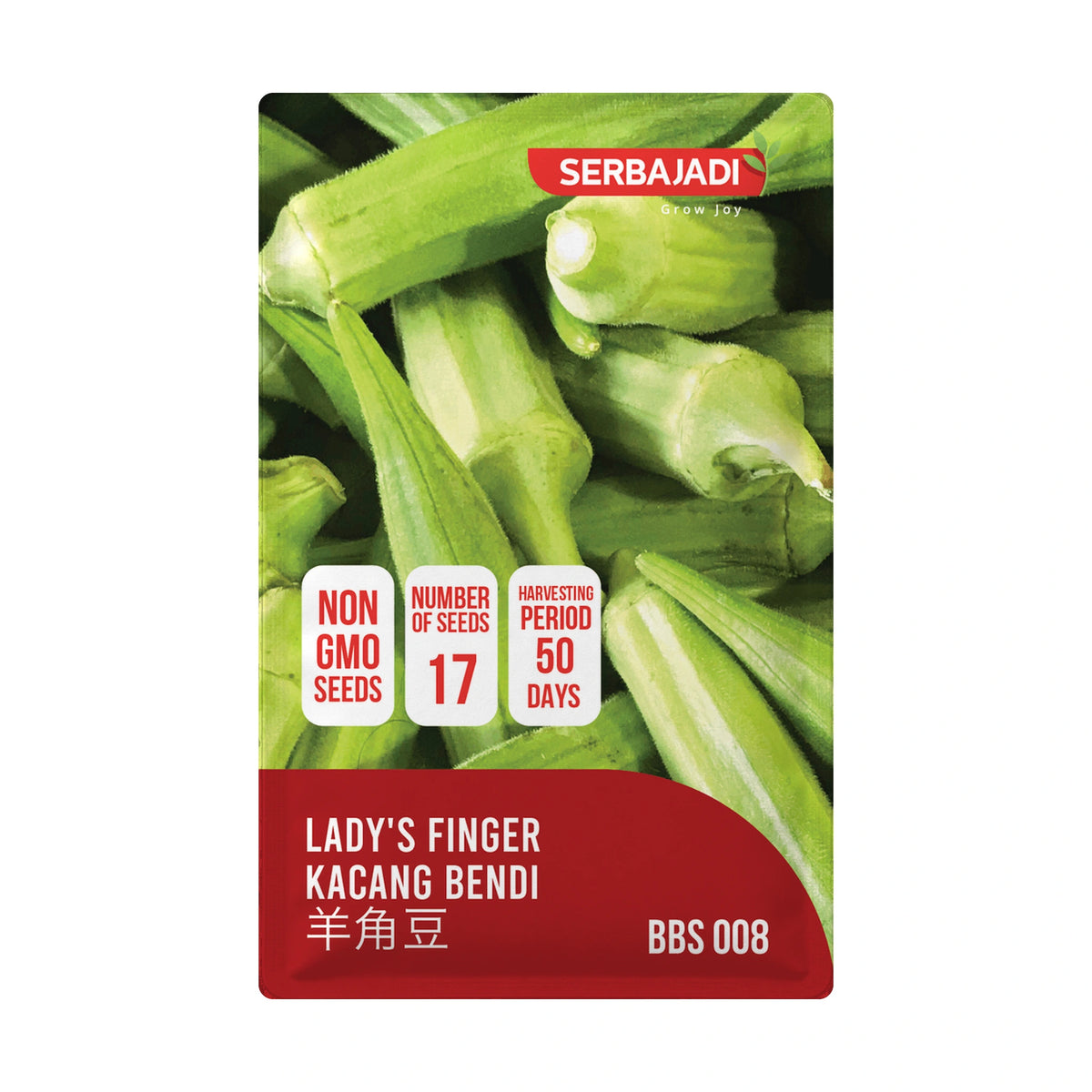 Serbajadi Lady's Finger Kacang Bendi VS008 - Fast-Growing, High-Yield & Pest-Resistant