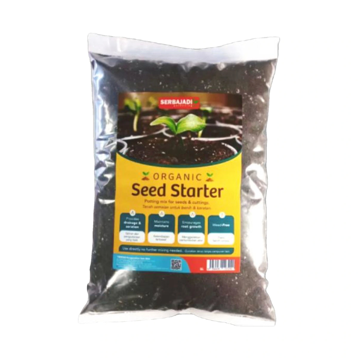 Serbajadi Organic Seed Starter - Optimal Germination & Prevent Seedling Failure