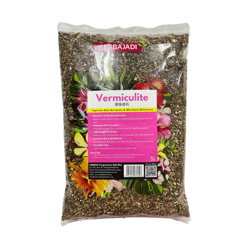 Serbajadi Vermiculite on a white background.